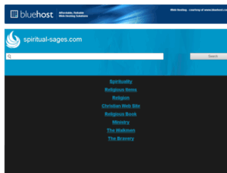 spiritual-sages.com screenshot