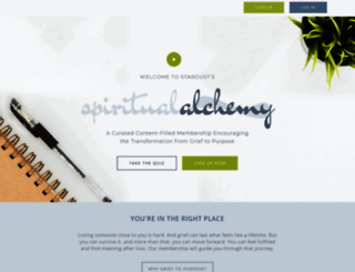 spiritualalchemy.com screenshot