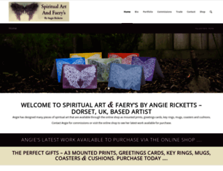 spiritualartandfaerys.co.uk screenshot
