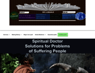 spiritualdoctor.co.za screenshot
