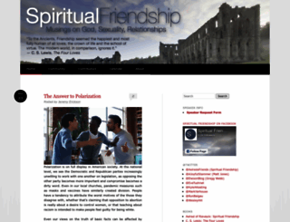 spiritualfriendship.org screenshot
