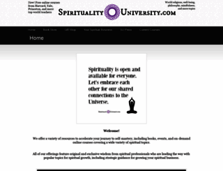 spiritualityuniversity.com screenshot
