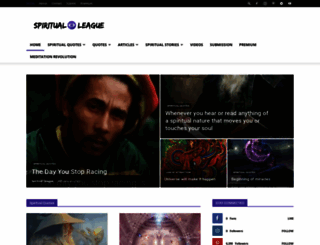 spiritualleague.com screenshot