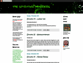 spiritualmurders.blogspot.de screenshot