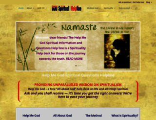spiritualquestionshelpline.com screenshot