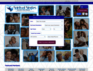 spiritualsingles.com.au screenshot