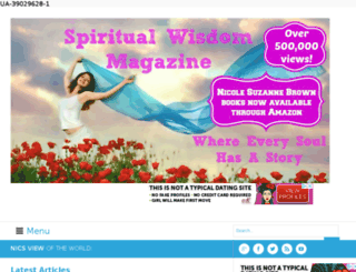 spiritualwisdommagazine.com screenshot