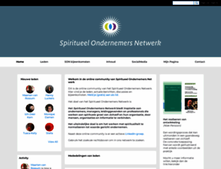 spiritueelondernemersnetwerk.ning.com screenshot
