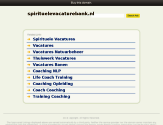 spirituelevacaturebank.nl screenshot