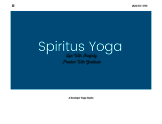 spiritusstudio.com screenshot