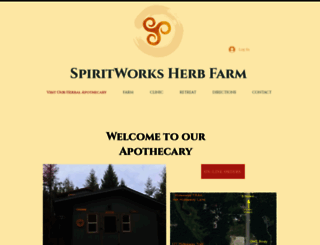spiritworksherbs.com screenshot