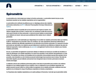 spirometrie.info screenshot
