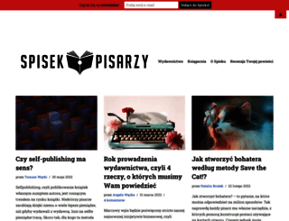 spisekpisarzy.pl screenshot