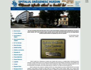 spitalulhuedin.ro screenshot