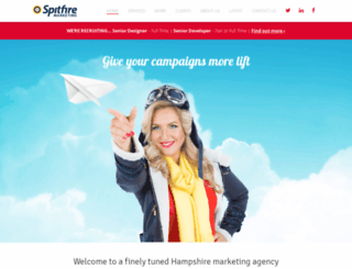 spitfiremarketing.co.uk screenshot