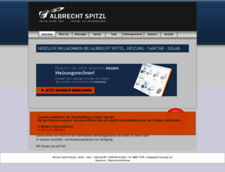 spitzl-heizungen.de screenshot