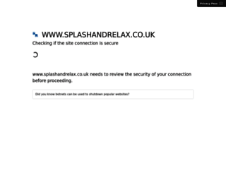 splashandrelax.co.uk screenshot