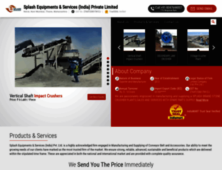 splashequipments.net screenshot