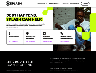 splashfinancial.com screenshot