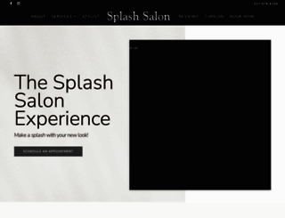 splashhairsalon.com screenshot