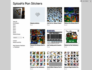 splashpan.storenvy.com screenshot