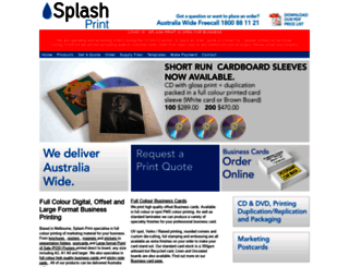 splashprint.com.au screenshot