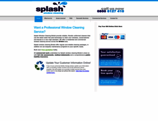 splashwindowcleaning.co.uk screenshot