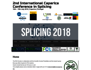 splicing2018.com screenshot