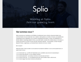 splio.welcomekit.co screenshot