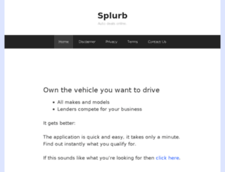 splurb.com screenshot