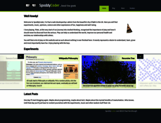 spoddycoder.com screenshot