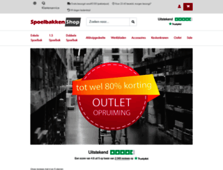 spoelbakkenshop.nl screenshot
