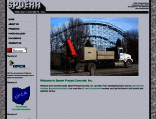 spoerrprecast.com screenshot