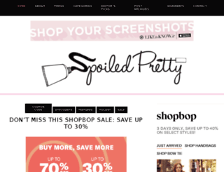 spoiledpretty.com screenshot