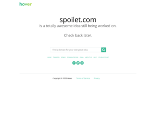 spoilet.com screenshot