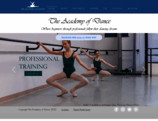 spokaneacademyofdance.com screenshot