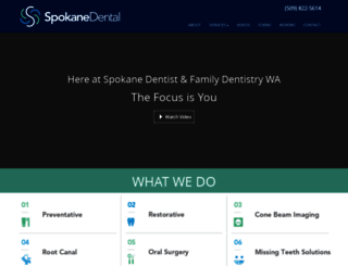spokanedental.com screenshot