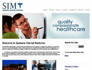 spokaneinternalmedicine.com screenshot