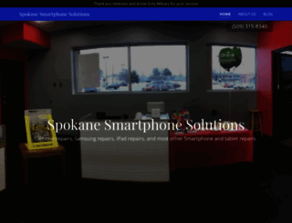 spokanesmartphonesolutions.com screenshot