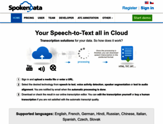 spokendata.com screenshot