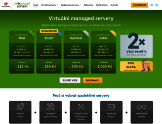 spolehlive-servery.cz screenshot