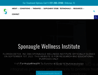 sponauglewellness.com screenshot