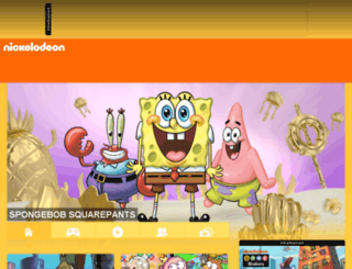 spongebob.nick-asia.com screenshot