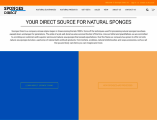 spongesdirect.com screenshot