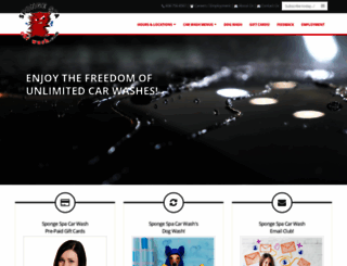 spongespacarwash.com screenshot