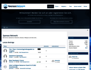 sponsor-network.de screenshot