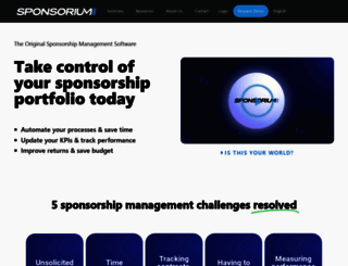 sponsor.com screenshot