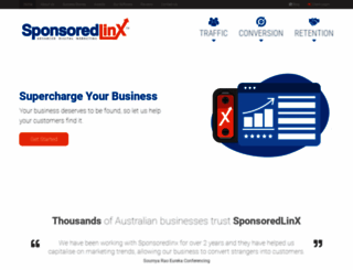 sponsoredlinx.com screenshot