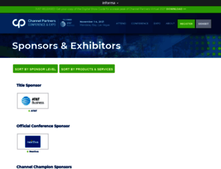 sponsors.channelpartnersconference.com screenshot