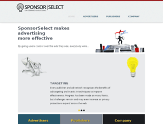 sponsorselect.com screenshot